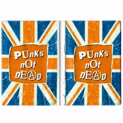 Обложка для паспорта Punks Not Dead