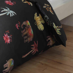 Пододеяльник 200x200 Elegante Delhi черный вид