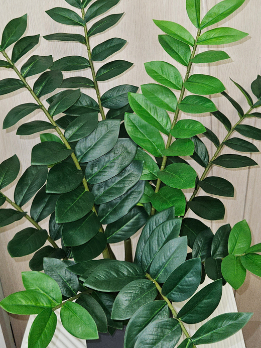 Замиокулькас искусственный 75см в кашпо Лофт Квадро