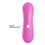 Розовый клиторальный стимулятор Breeze (Цвет: розовый)