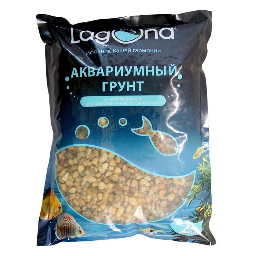 Грунт "Светло-коричневый меланж", 4-6мм, 2кг, Laguna