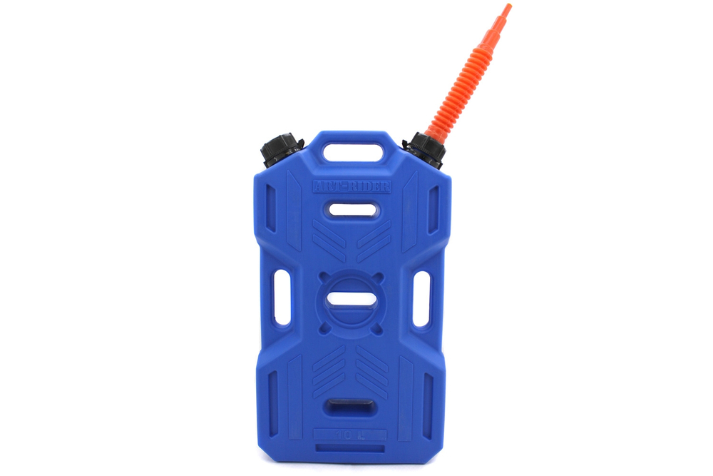 Канистра экспедиционная PRO 10 литров две горловины и заправочный носик (синяя)