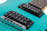 Schecter C-6 DELUXE SATIN AQUA