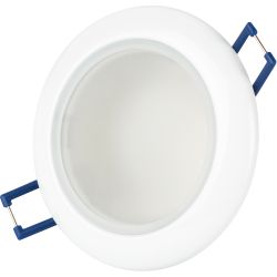 Светильник встраиваемый влагозащищенный ЭРА WR1 WH под лампу MR16 GU5.3 белый | Влагозащищенные встраиваемые светильники