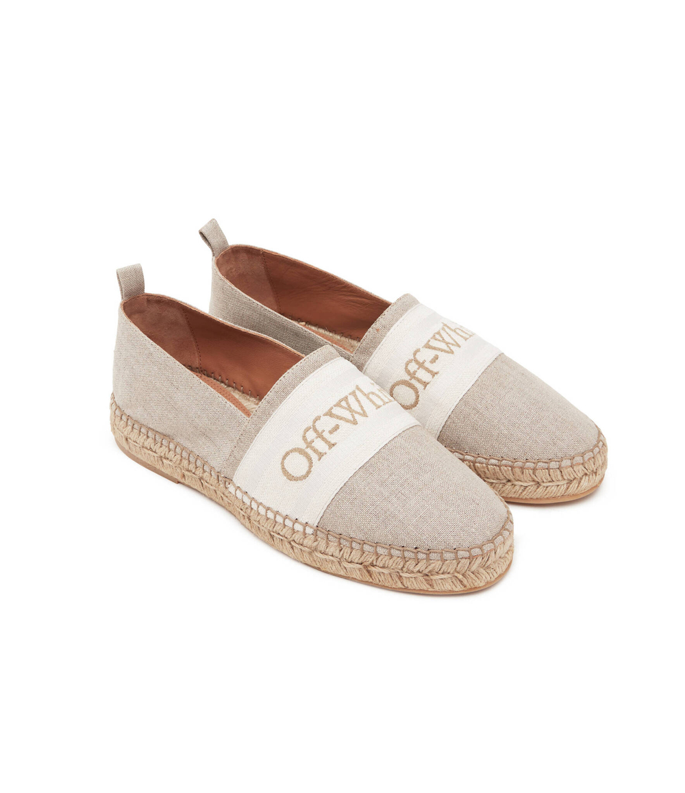 Эспадрильи OFF-WHITE - бежевый(OMIB010S 24FAB001)