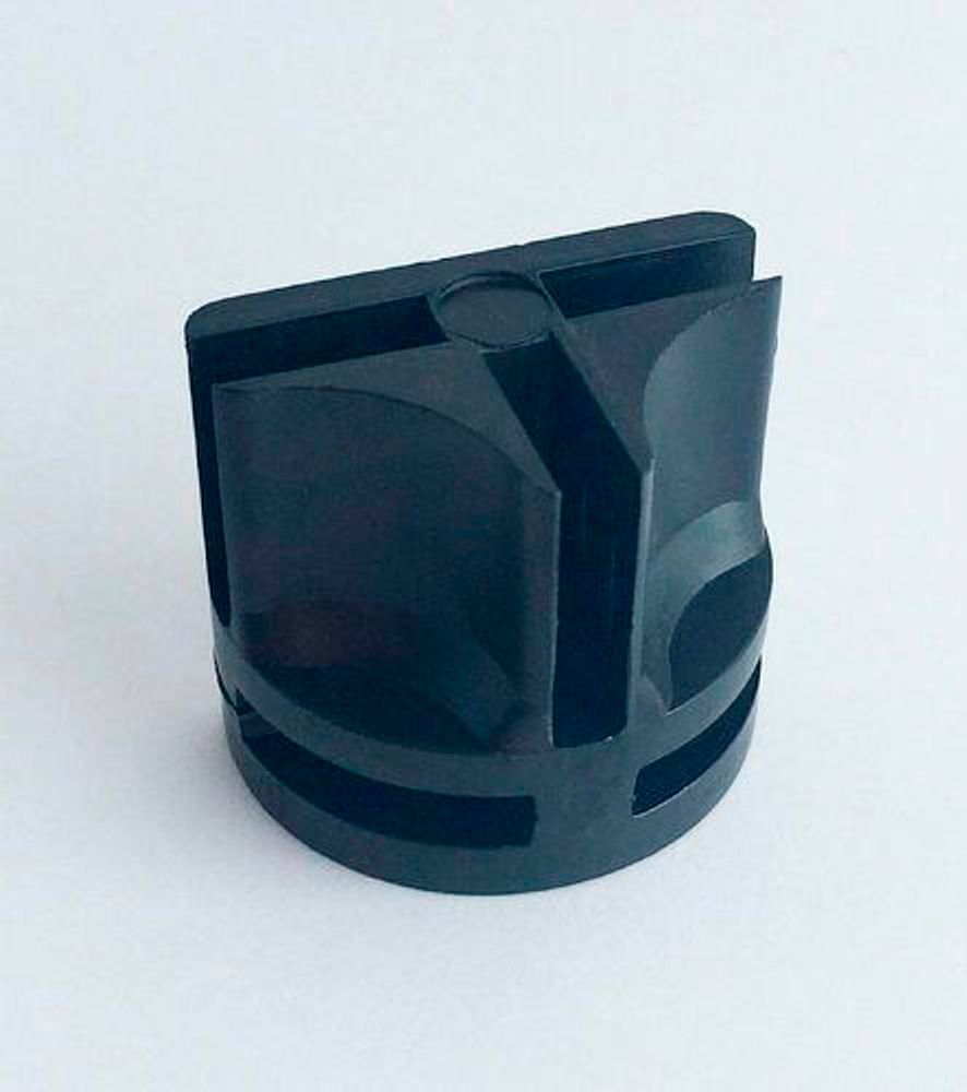 Соединитель стеклянных витрин ФВТ-5 (черный) тавр  (11534)