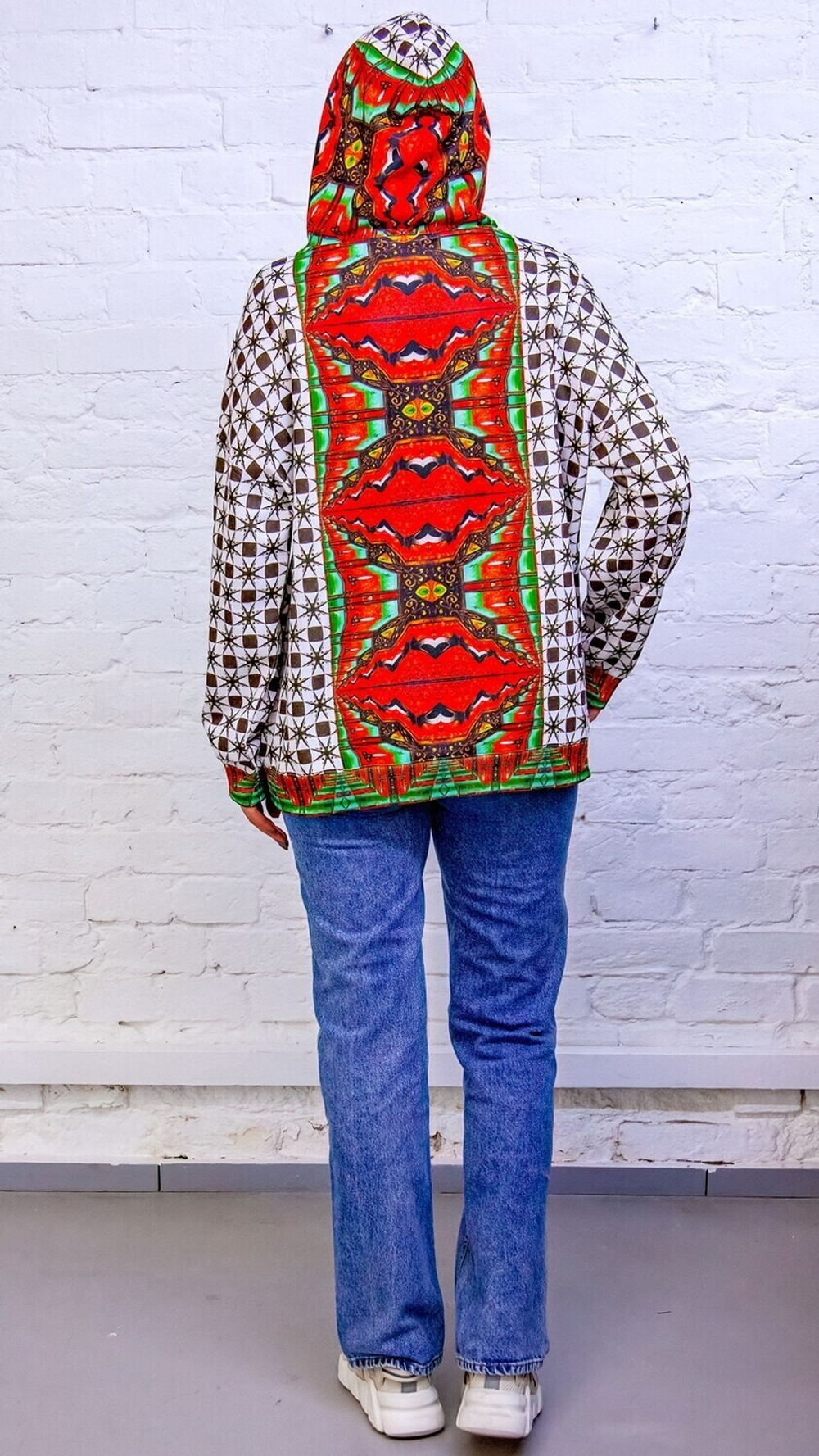 Худи "Бестиарий с павлином 2", по мотивам средневекового бестиария Бартоломея Английского