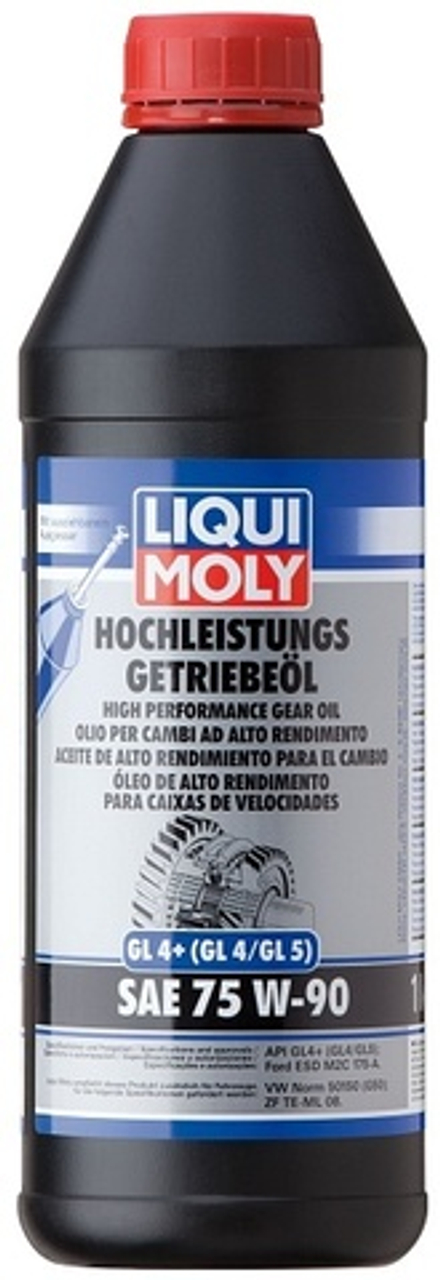 Масло синтетическое трансмиссионное Hochleistungs-Getriebeoil 75W-90 GL-4+ (1л)