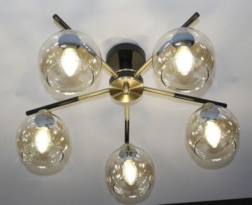 40369MD/5 MBK+AB (1) Люстра (NW)