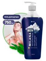 БХ Гель для душа таинственная арктика с маслом эвкалипта Grass Milana Men (750мл)