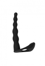 Вибронасадка для двойного проникновения Pure Passion Farnell Black (Цвет: черный)