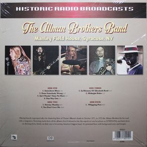 The Allman Brothers Band / Manley Field House, Syracuse, NY (2LP)