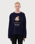 UNDERCOVER x BRIGITTE TANAKA ТОЛСТОВКА ФИОЛЕТОВАЯ PHARMACIE