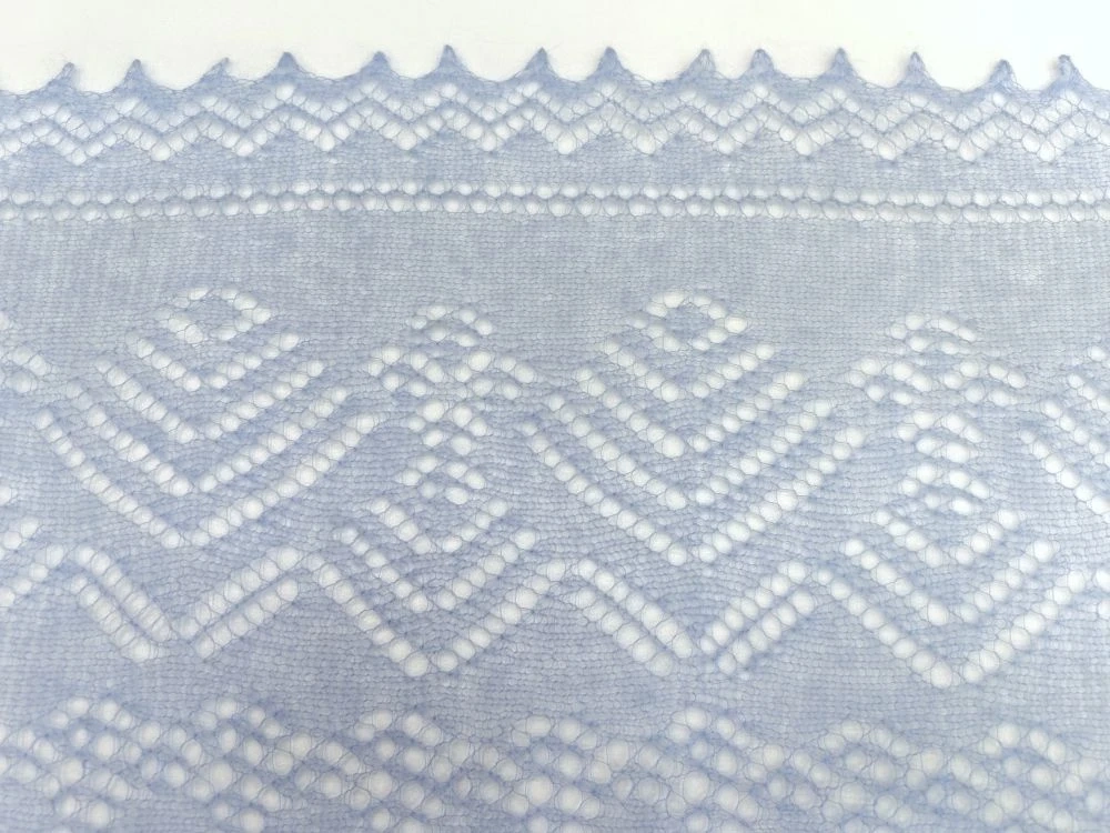 Оренбургский пуховый платок-паутинка А120-04 голубой