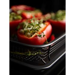 Противень для запекания с решеткой-гриль Roast Masters, 22х30 см, черный