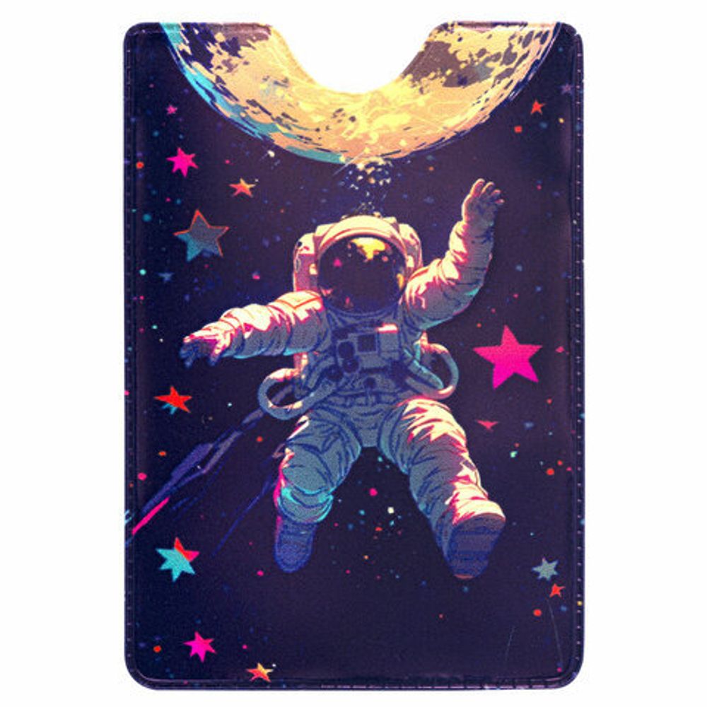 Обложка-карман для карт и пропусков с вырезом "Cool Mix", 95х65 мм, 10 дизайнов ассорти, ПВХ, STAFF, 238878