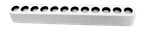 CLARUS SMART Магнитный ультратонкий трековый светильник AKCENT белый, 12W, 2700~6000K, 50 шт