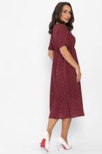 Платье Майя (бордовое/горох) П13984-3М LT Collection