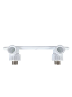 Угольник комбинированный под смеситель PPR наружная резьба 20х 1/2,  белый, РТП (24/6)