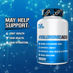 EVLution Nutrition, Гиалуроновая кислота, 200 мг, 30 растительных капсул