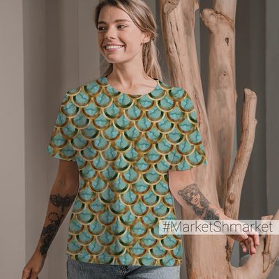 Футболка женская стандарт с принтом 