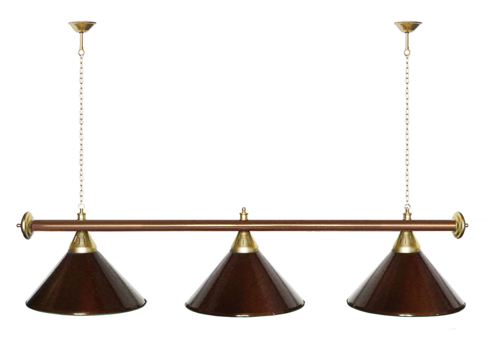 Лампа STARTBILLIARDS 3 пл. (плафоны зеленые,штанга зеленая,фурнитура золото) фото №69