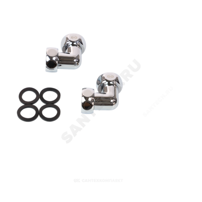 Соединитель для полотенцесушителя латунь Ду 25 1"x1" нак/гайка угловой хром Элит-Металл SG740SCH1010 ..