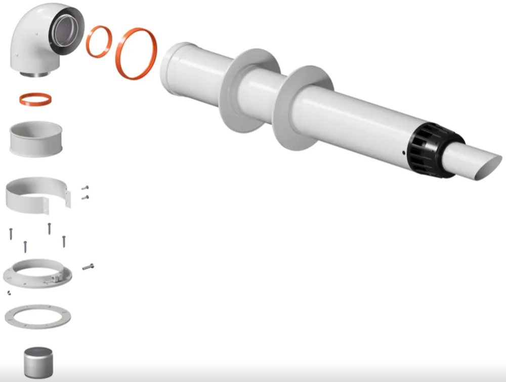 Комплект коаксиальный 60/100L для дымоходов
