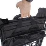 Тележка садовая складная 4 колеса 75*48*49/89см. черная