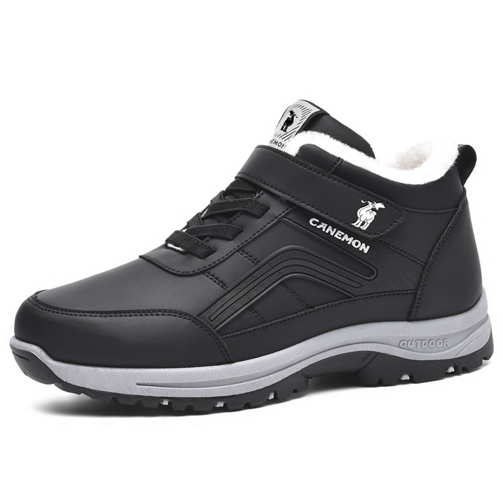 PROTECTCAMEL High Top Thickened And Fleece Lined Hiking Cotton Boots Insulated Shoes Unisex