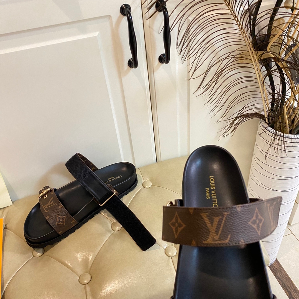 Louis Vuitton Bom Dia Flat Comfort Mule