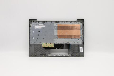 Верхняя панель с клавиатурой (топкейс) для ноутбука Lenovo Slim 1-11AST-05 серая , раскладка - русская (5CB0W44020)