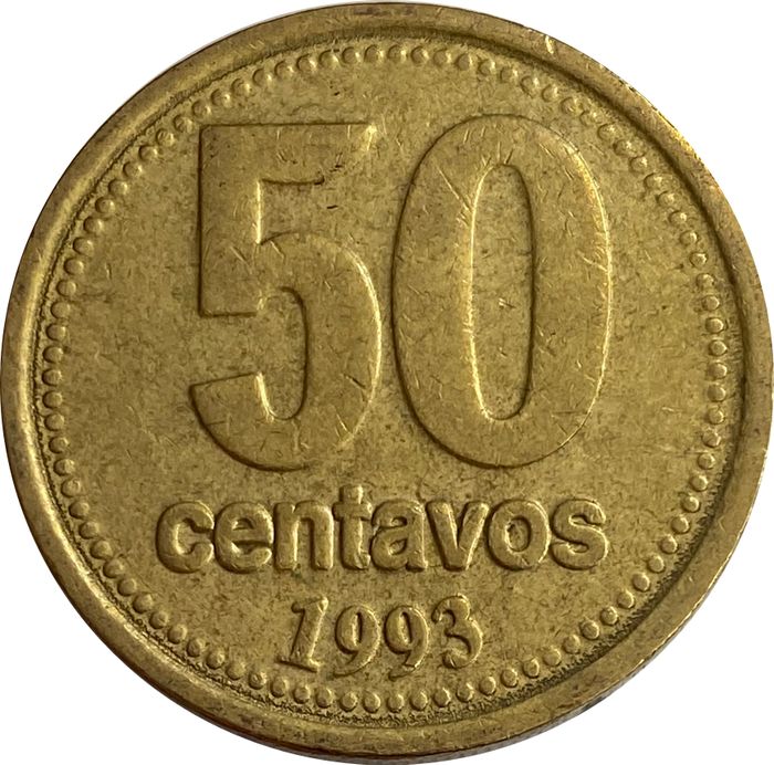 50 сентаво 1993 Аргентина