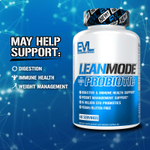 EVLution Nutrition, LeanMode + пробиотик, 120 вегетарианских капсул