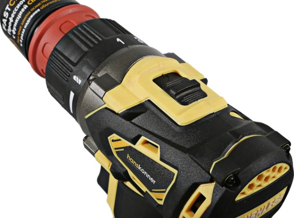 Дрель-шуруповерт аккумуляторная HANSKONNER HCD1865BLC HCD1865BLС