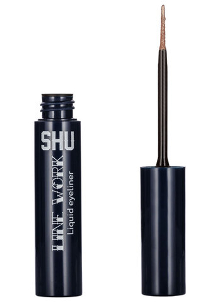 SHU Подводка для век Line Work, жидкая, тон №14, Золотисто-бежевый перламутровый, 2,5 мл