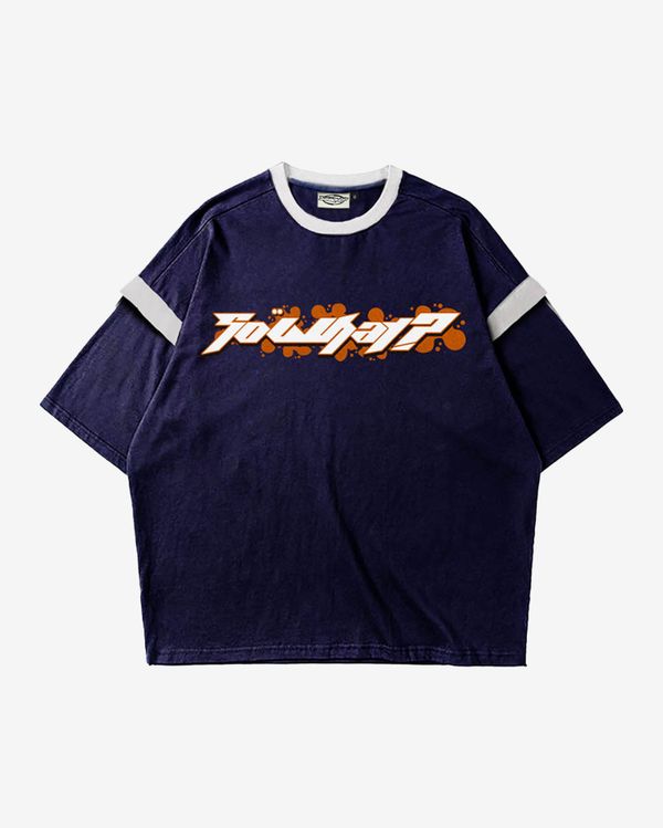 Футболка Vintage Синяя - фото 1