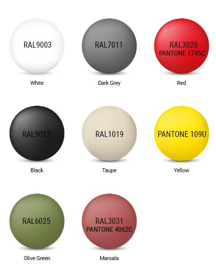 Стул пластиковый Snow красный