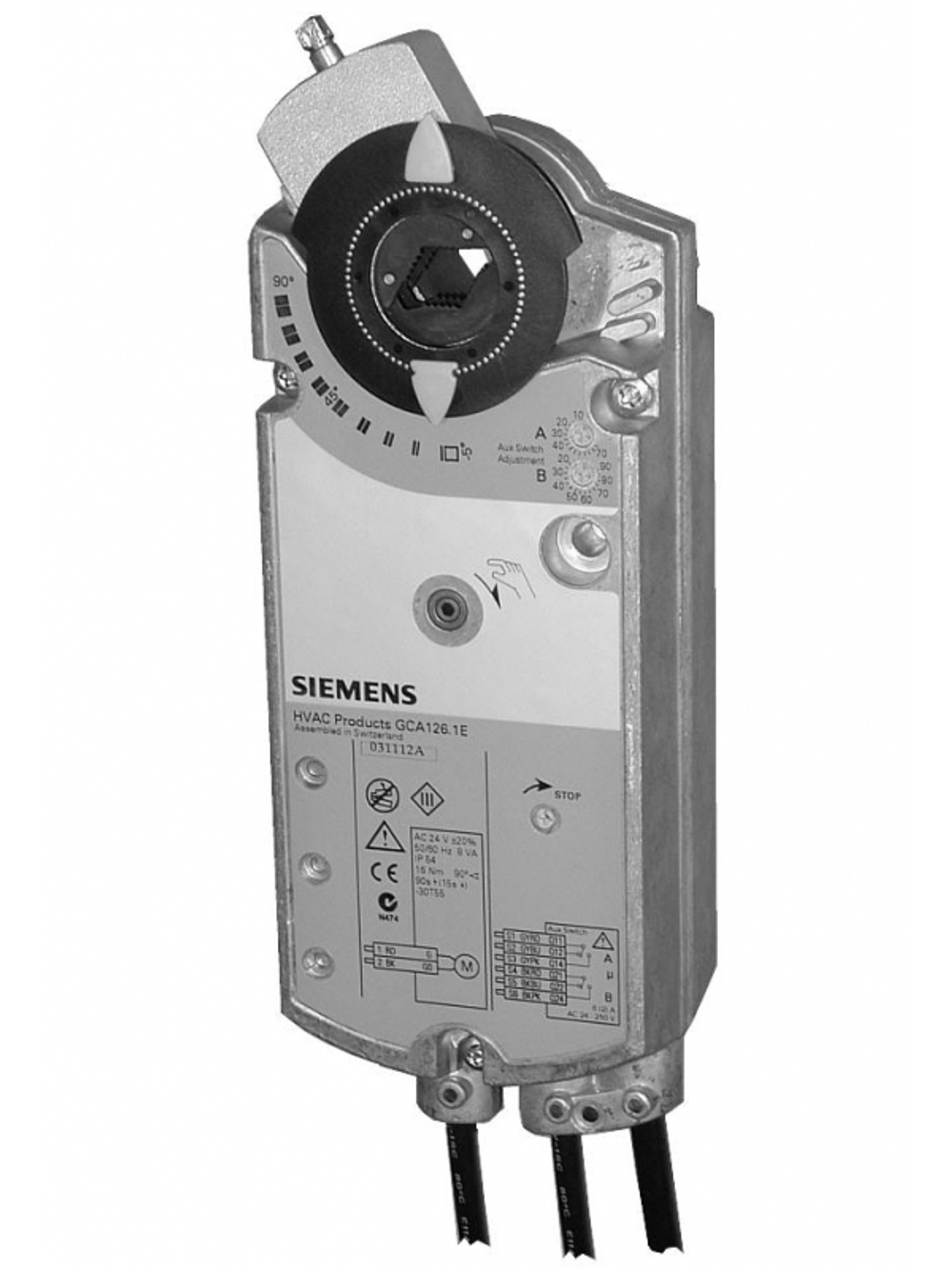 Привод воздушной заслонки Siemens GIB335.1E