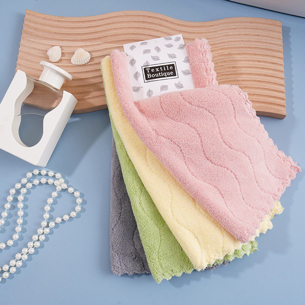 Многофункциональные впитывающие тряпки из кораллового флиса (4 шт.)