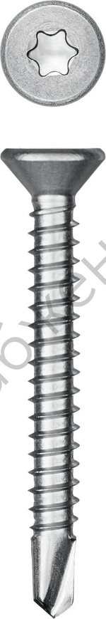 KRAFTOOL DS-C 38 х 4.8 мм, А2, сверло, потай, ТХ25, саморез нержавеющий, 200 шт (300932-48-038)