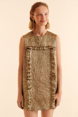 Платье-клоке (Принцесса на горошине), желтое золото