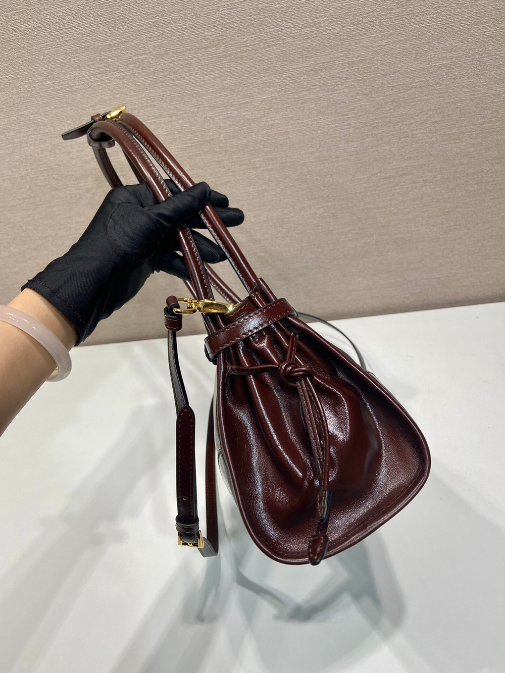 Prada Medium Leather Handbag 32 cm