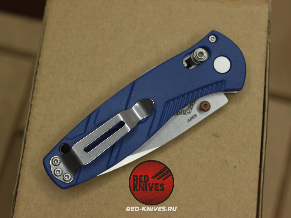 Нож Benchmade Mini Barrage® | Blue Canyon Richlite