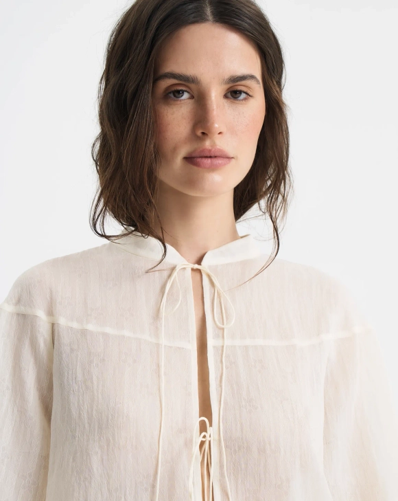 Блуза из органзы