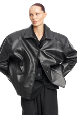 Кожаная куртка URBAN Black