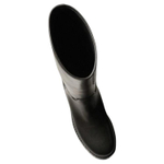 CHANEL Leather Calfskin Knee high Boots Women"s Black