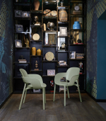 Кресло пластиковое Scab Design Hug Go Green, зеленый шалфей