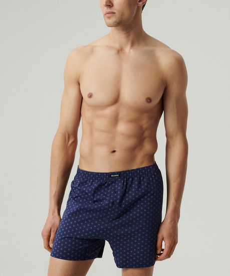 Трусы (2 шт) мужские семейные Atlantic 2MBX-069, хлопок, темно-синий + темно-голубой