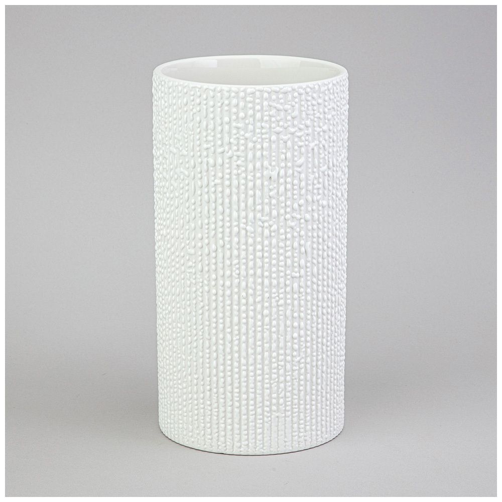 ВАЗА 12*12*23СМ КОЛЛЕКЦИЯ "КАПЛИ ДОЖДЯ" ЦВЕТ: БЕЛЫЙ